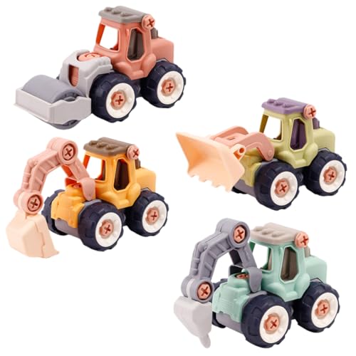 Supvox 4 Stück Bulldozer - Zusammenstellen Kranwagen Konstruktion Maschinenbau Spielzeuglastwagen Pritschenwagen Ingenieur Automodell Plastik Supvox 4 Stück Bulldozer - Zusammenstellen Kranwagen Konstruktion Maschinenbau Spielzeuglastwagen Pritschenwagen Ingenieur Automodell Plastik von Supvox