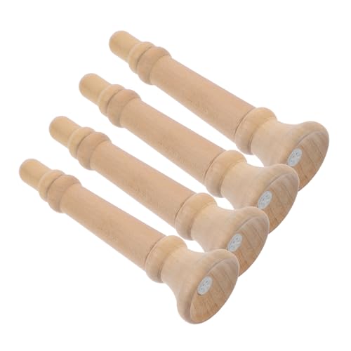 Supvox 4 Stück DIY Holzhörner Handgefertigte Holzspielzeuge Handbemalt Kreative Bastelmaterialien für Pädagogisches Musikinstrument für Fantasie und Kreativität Supvox 4 Stück DIY Holzhörner Handgefertigte Holzspielzeuge Handbemalt Kreative Bastelmaterialien für Pädagogisches Musikinstrument für Fantasie und Kreativität von Supvox