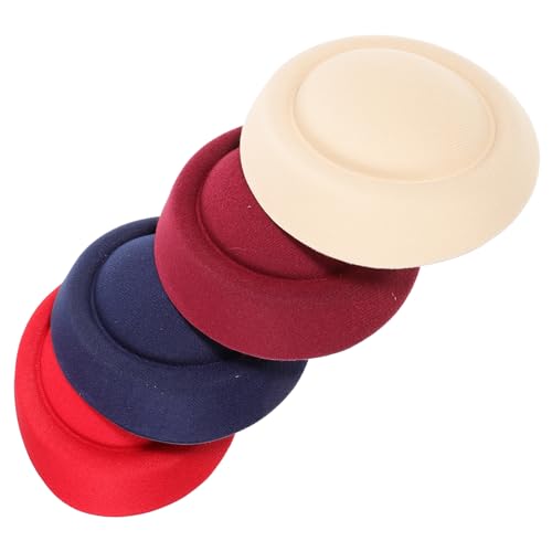 Supvox 4 Stück DIY Kleiner Runder Hut Basis Leichte Sichere Huthalter DIY Material Wiederverwendbar für Damen und Praktische Kopfbedeckung zum Basteln und Dekorieren Supvox 4 Stück DIY Kleiner Runder Hut Basis Leichte Sichere Huthalter DIY Material Wiederverwendbar für Damen und Praktische Kopfbedeckung zum Basteln und Dekorieren von Supvox