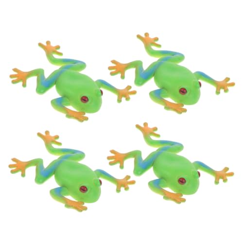 Supvox 4 Stück Entlüftungsfrosch Quetschspielzeug Für Party Zum Stressabbau Dehnbares Stressspielzeug Cartoon-Squeeze- Kinderspielzeug Weiches Gummi Green Supvox 4 Stück Entlüftungsfrosch Quetschspielzeug Für Party Zum Stressabbau Dehnbares Stressspielzeug Cartoon-Squeeze- Kinderspielzeug Weiches Gummi Green von Supvox