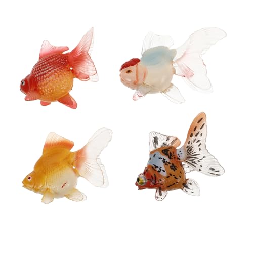 Supvox 4 Stück Fischskulpturen Schwimmende Koi Fische Hundespielzeug Ornament Kleine Harztiere Schwimmende Fische Plastikfischspielzeug Supvox 4 Stück Fischskulpturen Schwimmende Koi Fische Hundespielzeug Ornament Kleine Harztiere Schwimmende Fische Plastikfischspielzeug von Supvox