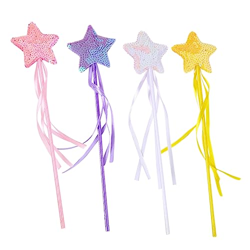 Supvox 4 Stück Flash Zauberstab Fee Mädchen Kostüm Rosa Party Kinderbühnenleistungsprop Katzenstabspielzeug Hexenstab Sternenstab Glitzer Zauberstab sternförmiger Stab PVC Supvox 4 Stück Flash Zauberstab Fee Mädchen Kostüm Rosa Party Kinderbühnenleistungsprop Katzenstabspielzeug Hexenstab Sternenstab Glitzer Zauberstab sternförmiger Stab PVC von Supvox