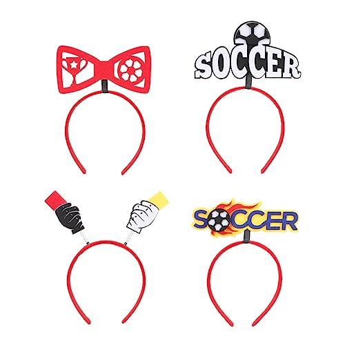 Supvox 4 Stück Fußball Haarbänder Sportliche Stirnbänder für Partys und Wettbewerbe Dekorative Accessoires für Fußballfans für Feierliche Anlässe und Veranstaltungen Supvox 4 Stück Fußball Haarbänder Sportliche Stirnbänder für Partys und Wettbewerbe Dekorative Accessoires für Fußballfans für Feierliche Anlässe und Veranstaltungen von Supvox