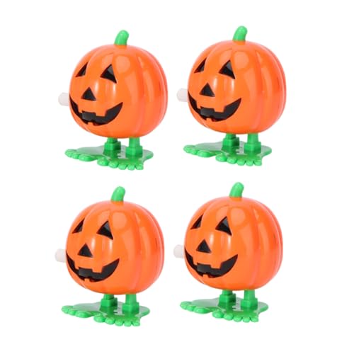 Supvox 4 Stück Halloween Aufziehspielzeug Lustige Springende Kürbis Spielzeuge für Batteriefrei für Halloween Feiern und von Supvox