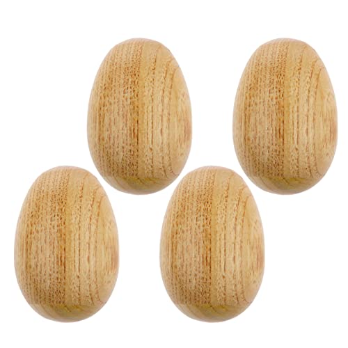 Supvox 4 Stück Holz Ei Musikinstrument für Teiliges Schüttelspielzeug Pädagogisches Percussion für Jungen und Mädchen für Kindergarten Hellbraun Supvox 4 Stück Holz Ei Musikinstrument für Teiliges Schüttelspielzeug Pädagogisches Percussion für Jungen und Mädchen für Kindergarten Hellbraun von Supvox