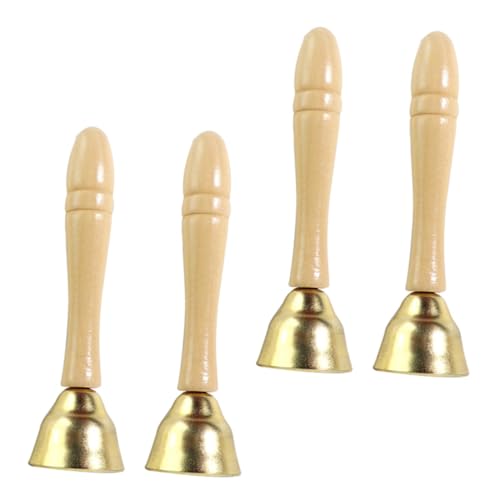 Supvox 4 Stück Holzplätzespielzeug Musikspielzeug Klingelglocke Kindermusikinstrument Kinderspielzeugglocke musikalisches Percussion- Kinderhandglocken Glocke Kupfer Supvox 4 Stück Holzplätzespielzeug Musikspielzeug Klingelglocke Kindermusikinstrument Kinderspielzeugglocke musikalisches Percussion- Kinderhandglocken Glocke Kupfer von Supvox