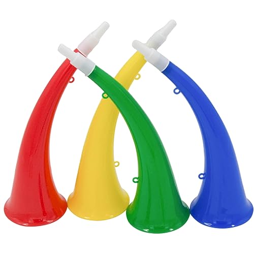 Supvox 4 Stück Horn Trompeten Treffen Trompete Bühnen Performance Requisiten Trompeten Match Trompeten Trompeten Trompeten Modell Interessante Spielsachen Horn Kunststoff von Supvox