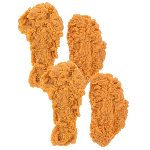 Supvox 4 Stück Hühnerbein- und Flügelmodell vegan knusprig simulieren Oberschenkel künstliche Hühnerkeule Brathähnchenspielzeug gefälschte Hühnerflügel Simulation Hühnerbein Modelle PVC Supvox 4 Stück Hühnerbein- und Flügelmodell vegan knusprig simulieren Oberschenkel künstliche Hühnerkeule Brathähnchenspielzeug gefälschte Hühnerflügel Simulation Hühnerbein Modelle PVC von Supvox