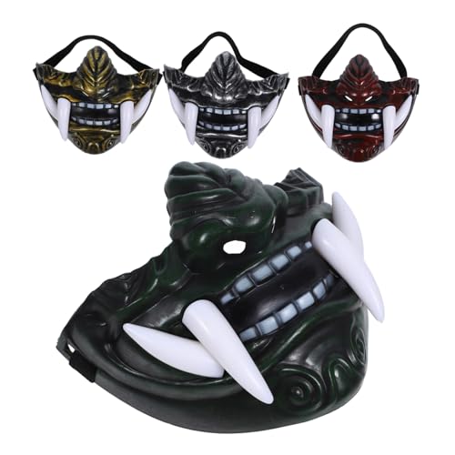Supvox 4 Stück Japanische Cosplay Masken für Theateraufführungen Bunte Tush Masken für Halloween und Kostümparty für Männer und Frauen Supvox 4 Stück Japanische Cosplay Masken für Theateraufführungen Bunte Tush Masken für Halloween und Kostümparty für Männer und Frauen von Supvox