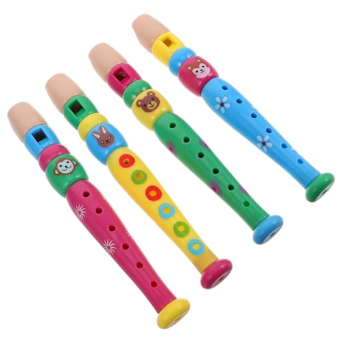 Supvox 6-Loch-kunststoffflöten Für Jungen Und Mädchen 4-teiliges Set Chinesische Klarinette Sicheres Unterhaltsames Und Vielseitiges Musikspielzeug Für Kinder von Supvox