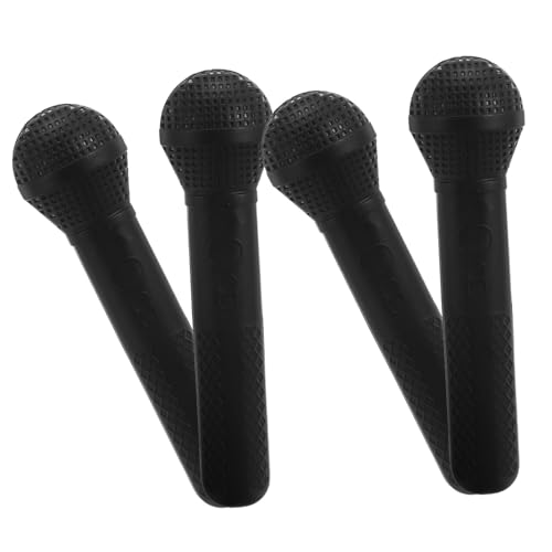Supvox 4 Stück Kindermikrofon Zum Üben Mit Mikrofon Mikrofon Für Musik Partygeschenk Kunststoff Karaoke Auftrittsmodell Schwarz Supvox 4 Stück Kindermikrofon Zum Üben Mit Mikrofon Mikrofon Für Musik Partygeschenk Kunststoff Karaoke Auftrittsmodell Schwarz von Supvox