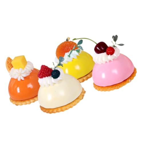 Supvox 4 Stück Kleines Kuchenmodell Realistisches Mini Dessert Gefälscht Mit Süßer Spielküche Heimdekoration Künstliche Kuchen Requisiten Simulationskuchen Kuchen Supvox 4 Stück Kleines Kuchenmodell Realistisches Mini Dessert Gefälscht Mit Süßer Spielküche Heimdekoration Künstliche Kuchen Requisiten Simulationskuchen Kuchen von Supvox