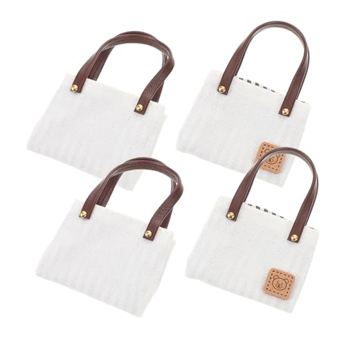 Supvox 4 Stück Maßstab Schultertaschen für Puppen Dekorative DIY Accessoires für Puppenhäuser Spielzeugrequisiten Supvox 4 Stück Maßstab Schultertaschen für Puppen Dekorative DIY Accessoires für Puppenhäuser Spielzeugrequisiten von Supvox