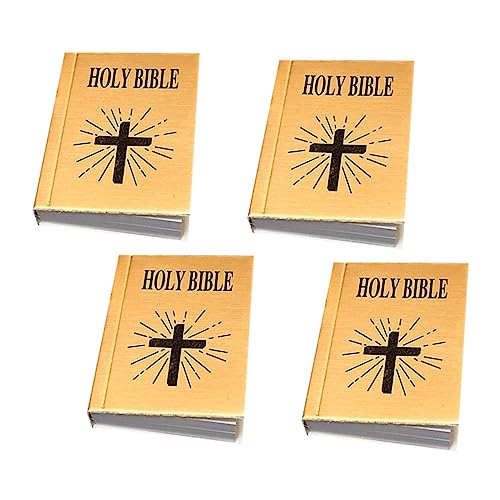 Supvox 4 Stück Mini-Bibel Buch Dekoration die kinderbibel kinderbibeln spielzeuge Kinderzimmer Dekoration Toys Miniatur Puppenhaus Leere Bibel Mini Bibel Papier Golden Supvox 4 Stück Mini-Bibel Buch Dekoration die kinderbibel kinderbibeln spielzeuge Kinderzimmer Dekoration Toys Miniatur Puppenhaus Leere Bibel Mini Bibel Papier Golden von Supvox
