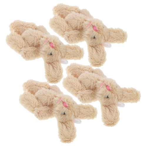 Supvox 4 Stück Mini Plüsch Kaninchenhängedekoration puppenhaus Miniaturtiere zum Verstecken Miniatur-Zubehör Miniatur-Kuscheltiere dekoratives Mini-Ornament kleine Figuren Khaki Supvox 4 Stück Mini Plüsch Kaninchenhängedekoration puppenhaus Miniaturtiere zum Verstecken Miniatur-Zubehör Miniatur-Kuscheltiere dekoratives Mini-Ornament kleine Figuren Khaki von Supvox