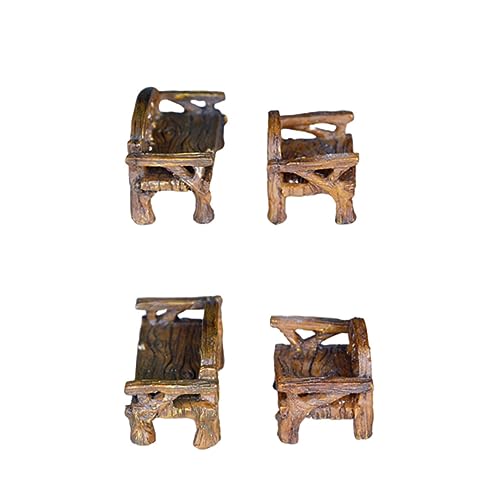 Supvox 4 Stück Mini -Tisch und Stuhlhandwerk Miniatur Mini -Bank Kunsthandwerk Puppe Mini-Kleinmöbel stühle Mini-Harzstuhl Mini-Longsessel Supvox 4 Stück Mini -Tisch und Stuhlhandwerk Miniatur Mini -Bank Kunsthandwerk Puppe Mini-Kleinmöbel stühle Mini-Harzstuhl Mini-Longsessel von Supvox