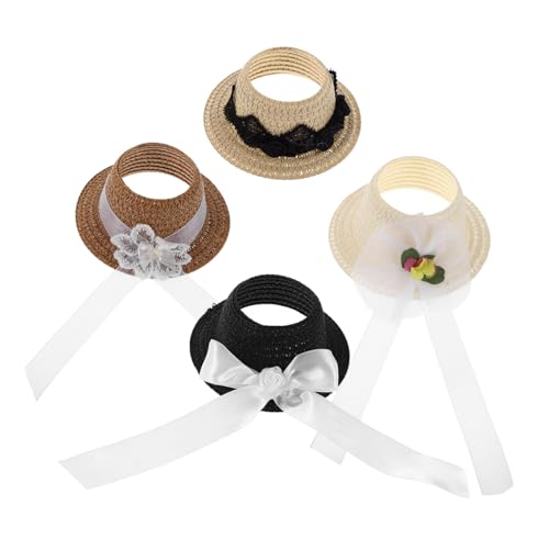 Supvox 4 Stück Mini Zylinderhüte für Puppen Leichte Stoff-Hut-Accessoires mit Schleife Vielseitig für DIY Kostüme Kreatives und Sozialer Fähigkeiten bei Kindern Supvox 4 Stück Mini Zylinderhüte für Puppen Leichte Stoff-Hut-Accessoires mit Schleife Vielseitig für DIY Kostüme Kreatives und Sozialer Fähigkeiten bei Kindern von Supvox