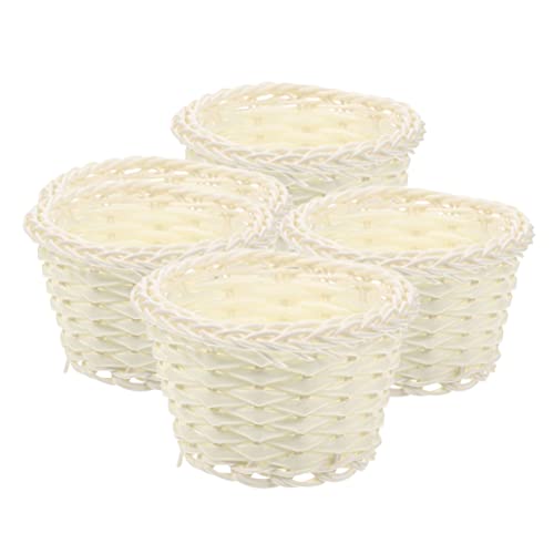 Supvox 4 Stück Mini-küchenzubehör Gewebte Gewebter Korb Netter Korb Picknick Mini Klein Mini -Korb Picknickkörbe Kleine Körbchen Dekorativer Mini-Korb Miniatur-korbdekore Pp Weiß Supvox 4 Stück Mini-küchenzubehör Gewebte Gewebter Korb Netter Korb Picknick Mini Klein Mini -Korb Picknickkörbe Kleine Körbchen Dekorativer Mini-Korb Miniatur-korbdekore Pp Weiß von Supvox