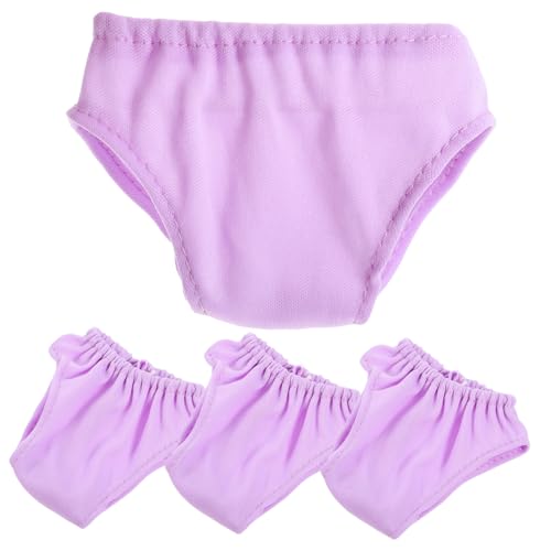 Supvox 4 Stück Puppe Höschen Zubehör klein Mädchen realistisch Höschen für Puppen Puppenunterwäsche Puppenhöschen Puppenkleidung Puppen Höschen Stoff Violett Supvox 4 Stück Puppe Höschen Zubehör klein Mädchen realistisch Höschen für Puppen Puppenunterwäsche Puppenhöschen Puppenkleidung Puppen Höschen Stoff Violett von Supvox