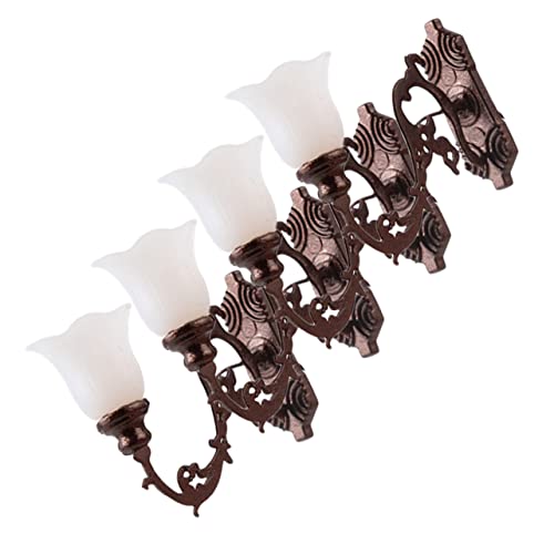 Supvox 4 Stück Puppenhaus Wandleuchte Miniatur Puppenhaus-Wandleuchten Lampe Winziges Klein Modell Wandleuchte Mini House Accessory Sandtisch Selber Machen Mini-Lichter Abs Supvox 4 Stück Puppenhaus Wandleuchte Miniatur Puppenhaus-Wandleuchten Lampe Winziges Klein Modell Wandleuchte Mini House Accessory Sandtisch Selber Machen Mini-Lichter Abs von Supvox