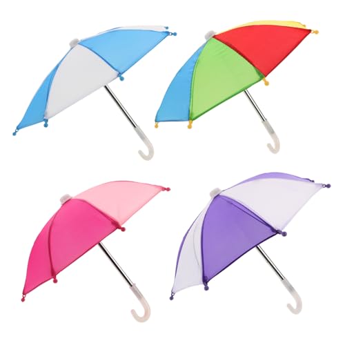 Supvox 4 Stück Puppenschirmspielzeug Artikel Regenbogen Bob Dekoration Karikatur Kinderschirm Zubehör Klein Regenschirm Mini-Modelle Puppe Reisen Spiel Stoff Supvox 4 Stück Puppenschirmspielzeug Artikel Regenbogen Bob Dekoration Karikatur Kinderschirm Zubehör Klein Regenschirm Mini-Modelle Puppe Reisen Spiel Stoff von Supvox