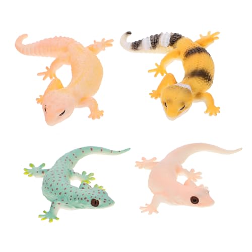 Supvox 4 Stück Realistische Eidechsen Figur aus Stabilem Kunststoff Naturgetreue Kleinstechsen Modelle als Lernspielzeug Tisch Gartendekoration Langlebig und Leicht Tragbar Supvox 4 Stück Realistische Eidechsen Figur aus Stabilem Kunststoff Naturgetreue Kleinstechsen Modelle als Lernspielzeug Tisch Gartendekoration Langlebig und Leicht Tragbar von Supvox