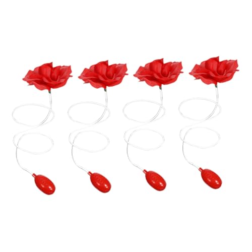 Supvox 4 Stück Realistische Rote Wasser Spritzende Rosen Brustblumen Lustiges April- für Party Halloween-streiche Nachfüllbar für Erwachsene Supvox 4 Stück Realistische Rote Wasser Spritzende Rosen Brustblumen Lustiges April- für Party Halloween-streiche Nachfüllbar für Erwachsene von Supvox