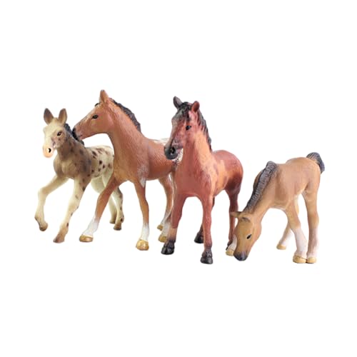 Supvox 4 Stück Simulationspferd Pferde Figuren hühner wohnzimmerdeko Pferdegeschenk Pferdemodell Kinderspielzeug Pferdedekor für den Haushalt kleines Plastik Brown Supvox 4 Stück Simulationspferd Pferde Figuren hühner wohnzimmerdeko Pferdegeschenk Pferdemodell Kinderspielzeug Pferdedekor für den Haushalt kleines Plastik Brown von Supvox