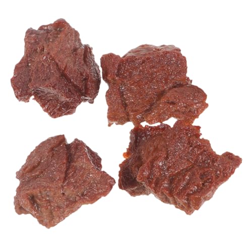 Supvox 4 Stück Steak-Modell Rinderblock-Modell gefälschte Steakverzierungen gefälschtes Steak- gefälschte Steakdekore gekochtes gefälschtes Fleischmodell PVC Supvox 4 Stück Steak-Modell Rinderblock-Modell gefälschte Steakverzierungen gefälschtes Steak- gefälschte Steakdekore gekochtes gefälschtes Fleischmodell PVC von Supvox