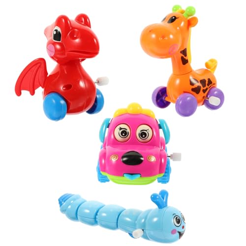 Supvox 4 Stück Teiliges Aufziehspielzeug für Cartoon Tier mit Aufziehmechanismus Dinosaurier Hund Giraffe Energiesparend und Batteriefrei Fördert Kreative Spielstunden Supvox 4 Stück Teiliges Aufziehspielzeug für Cartoon Tier mit Aufziehmechanismus Dinosaurier Hund Giraffe Energiesparend und Batteriefrei Fördert Kreative Spielstunden von Supvox