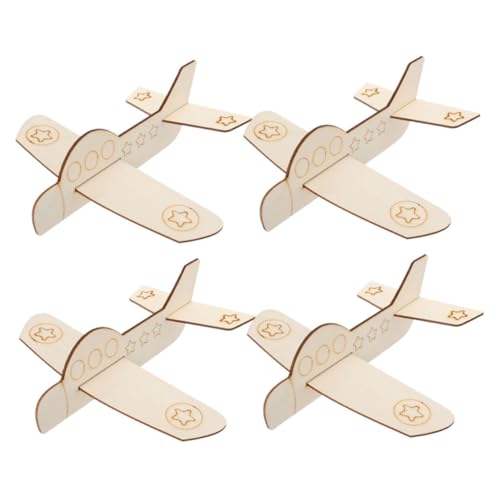 Supvox 4 Stück Teiliges DIY Holzflugzeug zum Bemalen Unbemalte Spielflugzeuge aus Holzrohlingen Kreatives Graffiti für Hand Auge Koordination und Kreativität Supvox 4 Stück Teiliges DIY Holzflugzeug zum Bemalen Unbemalte Spielflugzeuge aus Holzrohlingen Kreatives Graffiti für Hand Auge Koordination und Kreativität von Supvox