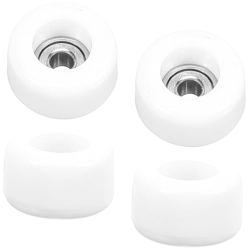 Supvox 4 Stück Teiliges Finger Roller Handgefertigte Farbige Fingertip Skateboard Räder mit Hochgeschwindigkeitslagern Stressabbauendes Fingerspielzeug für Erwachsene Fingerspiel und von Supvox
