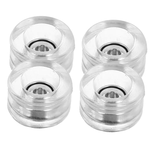 Supvox 4 Stück Teiliges Finger Skateboard mit Hochgeschwindigkeitslagern Zubehörteile für Reparatur und Anpassung Ihres Mini Skateboards Einzigartiges Design von Supvox