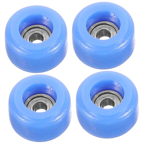 Supvox 4 Stück Teiliges Fingerboard Roller Kompakt Tragbar mit Hochgeschwindigkeitslagern Professionelles Finger Skateboard Zubehör für Finger Sportfans Stressabbau von Supvox