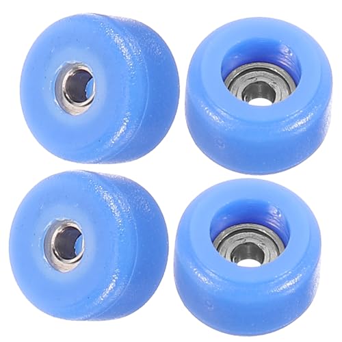 Supvox 4 Stück Teiliges Fingerboard Roller Tragbares Fingerspielzeug aus Kunststoff und Langlebige Finger Skateboard für Erwachsene Fördert Geschicklichkeit und Kreativität von Supvox