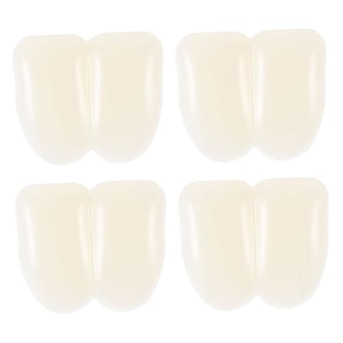 Supvox 4 Stück Teiliges Hasen Zahnersatz Fake Teeth für Cosplay und Party Realistisch Gestaltete Hasenzähne aus Stabilem Material Sicher und Langlebig für Halloween Kostüme von Supvox