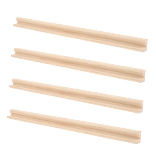Supvox 4 Stück Teiliges Holz Domino für Mexikanische Züge Einreihige Halter für Domino und Mahjong Spielsteine Vielseitig Einsetzbar für Brettspiele und Lernaktivitäten von Supvox