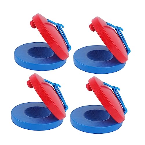 Supvox 4 Stück Teiliges Holzklapper Frühförderung Leichtes Sicheres Percussion Musikinstrument Glatte Kanten zur Hand gehirn koordination Geeignet für Kleinkinder und Vorschulkinder Supvox 4 Stück Teiliges Holzklapper Frühförderung Leichtes Sicheres Percussion Musikinstrument Glatte Kanten zur Hand gehirn koordination Geeignet für Kleinkinder und Vorschulkinder von Supvox