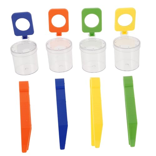 Supvox 4 Stück Teiliges Insekten Beobachtungsset mit Lupe und Pinzette Transparenter Lernbehälter für Sicherer Outdoor Entdeckerspielzeug zur Genauen Insektenbeobachtung Kognitiven Supvox 4 Stück Teiliges Insekten Beobachtungsset mit Lupe und Pinzette Transparenter Lernbehälter für Sicherer Outdoor Entdeckerspielzeug zur Genauen Insektenbeobachtung Kognitiven von Supvox