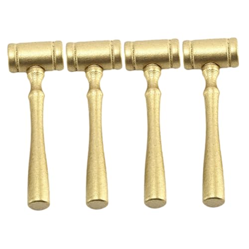 Supvox 4 Stück Teiliges Kleiner Holzrichterhammer Gavel für Dekorativ und Praktisch für Junge Mädchen Sicher und Langlebig von Supvox