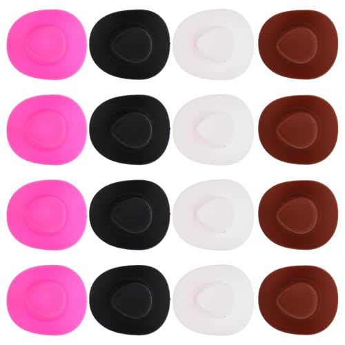 Supvox 4 Stück Teiliges Mini Cowboy Hüte für Puppen DIY Dekorationen Bunte Western Hüte für Handwerk für Puppenhaus Zubehör Supvox 4 Stück Teiliges Mini Cowboy Hüte für Puppen DIY Dekorationen Bunte Western Hüte für Handwerk für Puppenhaus Zubehör von Supvox