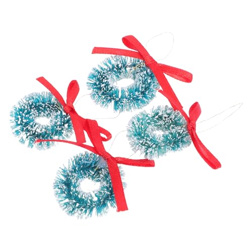 Supvox 4 Stück Teiliges Mini Weihnachtskranz Kleine Kränze für Puppenhaus Dekoration Festliche Anhänger für Weihnachtsbaum und Miniaturlandschaft Charmante Weihnachtsdeko für Supvox 4 Stück Teiliges Mini Weihnachtskranz Kleine Kränze für Puppenhaus Dekoration Festliche Anhänger für Weihnachtsbaum und Miniaturlandschaft Charmante Weihnachtsdeko für von Supvox
