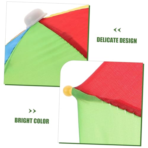 Supvox 4 Stück Teiliges Miniatur Puppenregenschirme Stilvolle Mini Haus Accessoires Lebensechte Puppen Zubehör Farbenfrohe Dekoration für Puppenhäuser und Miniaturhandwerk von Supvox