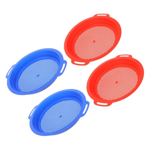 Supvox 4 Stück Teiliges Sandsieb Robuste Plastik Sandfilter für Strand Garten und Outdoor Spiel für Jungen und Mädchen Perfektes für Reisen und Strandpartys Supvox 4 Stück Teiliges Sandsieb Robuste Plastik Sandfilter für Strand Garten und Outdoor Spiel für Jungen und Mädchen Perfektes für Reisen und Strandpartys von Supvox