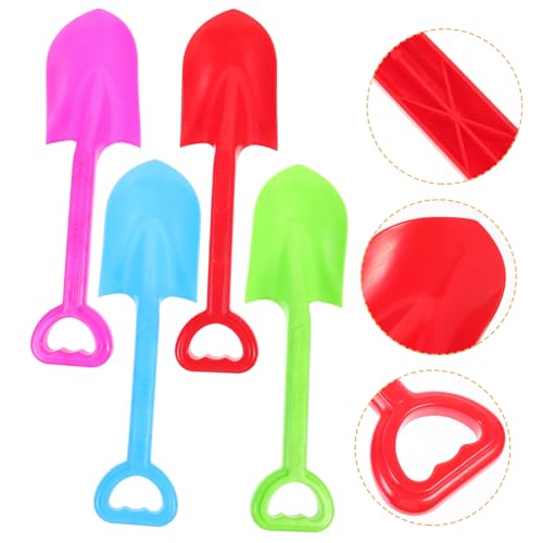 Supvox 4 Stück Teiliges Sandspielzeug Strand Schaufeln aus Robustem Kunststoff Lange Bunte Sandschaufeln mit Spitzem Kopf für Sandkasten Strand und Outdoor spielspaß Zufällige Farbe Supvox 4 Stück Teiliges Sandspielzeug Strand Schaufeln aus Robustem Kunststoff Lange Bunte Sandschaufeln mit Spitzem Kopf für Sandkasten Strand und Outdoor spielspaß Zufällige Farbe von Supvox