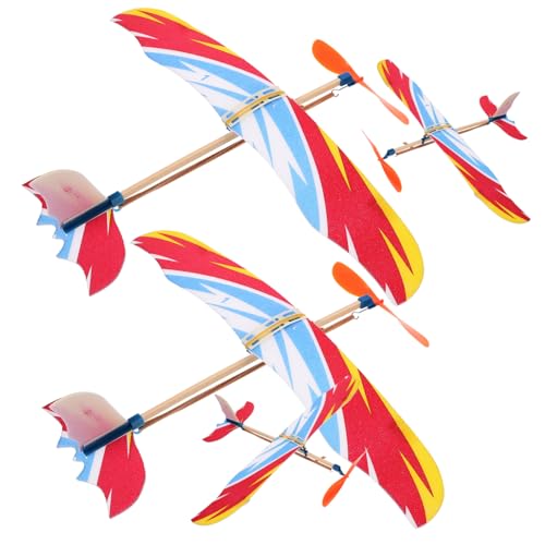 Supvox 4 Stück Teiliges Schaumstoffflugzeug für Leichter Sicherer Wurfgleiter Fördert Eltern Junge Mädchen Beziehung für Drinnen und Ruhige Outdoor Spiele von Supvox