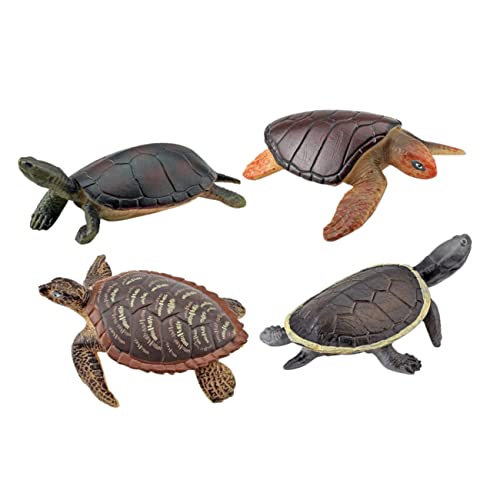 Supvox 4 Stück Teiliges Schildkröten Modellset Realistisch Gestaltete Miniatur Schildkröten Figuren aus Kunststoff als Edukatives und Dekoratives Tortoisefiguren für Zuhause Supvox 4 Stück Teiliges Schildkröten Modellset Realistisch Gestaltete Miniatur Schildkröten Figuren aus Kunststoff als Edukatives und Dekoratives Tortoisefiguren für Zuhause von Supvox