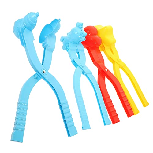 Supvox 4 Stück Teiliges Schneeballmacher mit Ergonomischem Griff Winter für Erwachsene für Schneeballschlachten und Outdoor Aktivitäten von Supvox