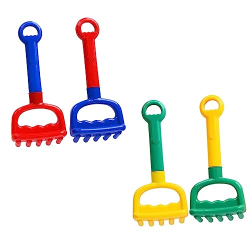 Supvox 4 Stück Teiliges Set Kreatives Strandspielzeug für Bunte Sandspielzeug Schaufeln für Strand Badewanne und Partys Fördert die Kreativität und Motorik von Supvox