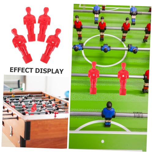 Supvox 4 Stück Teiliges Tischfußball Spieler Ersatzteile mit Stabiler Befestigung Realistische Spielfiguren für Tischkicker Austauschbare Arme Geeignet für Heim Büroumgebung von Supvox